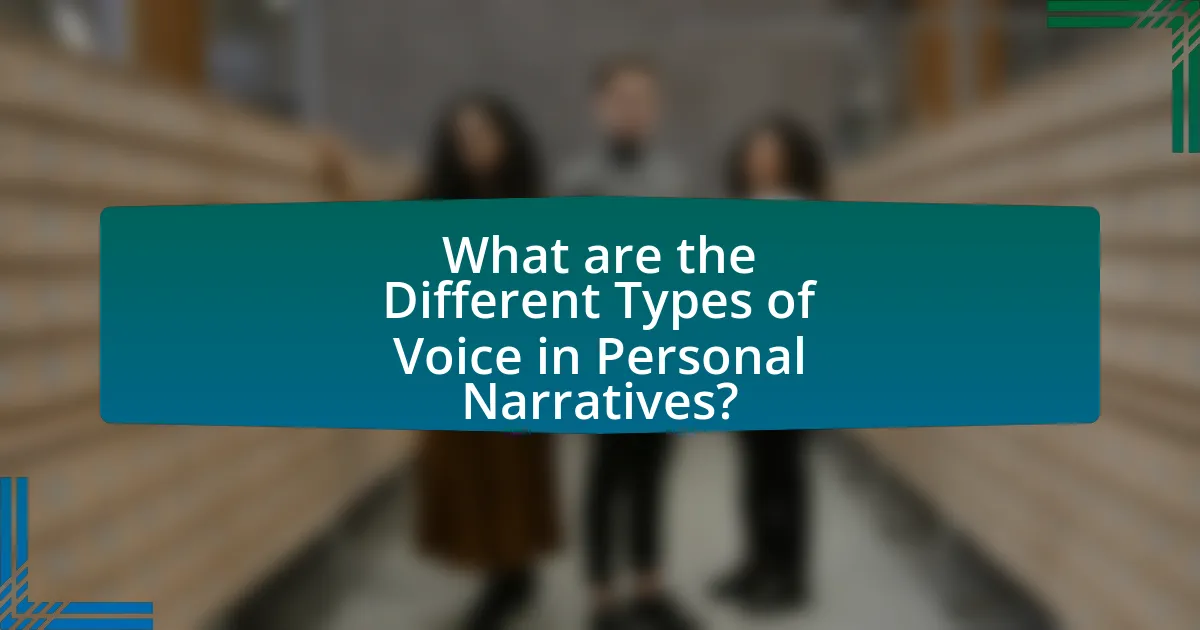 What are the Different Types of Voice in Personal Narratives?